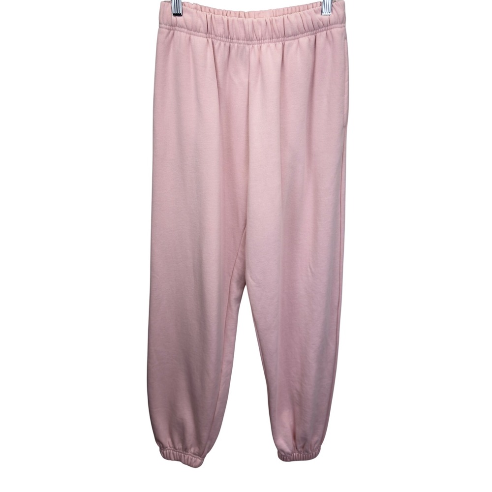 Garage Oversized Ultra Fleece Jogger Sweatpants Womens Size XS Pink Soft Girl